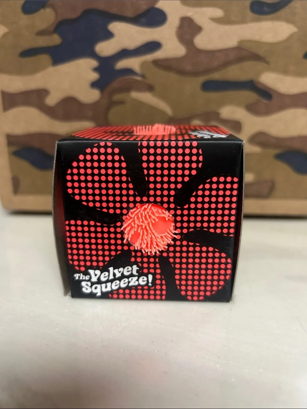 Pink Fuzz Ball Kids Stress Toy